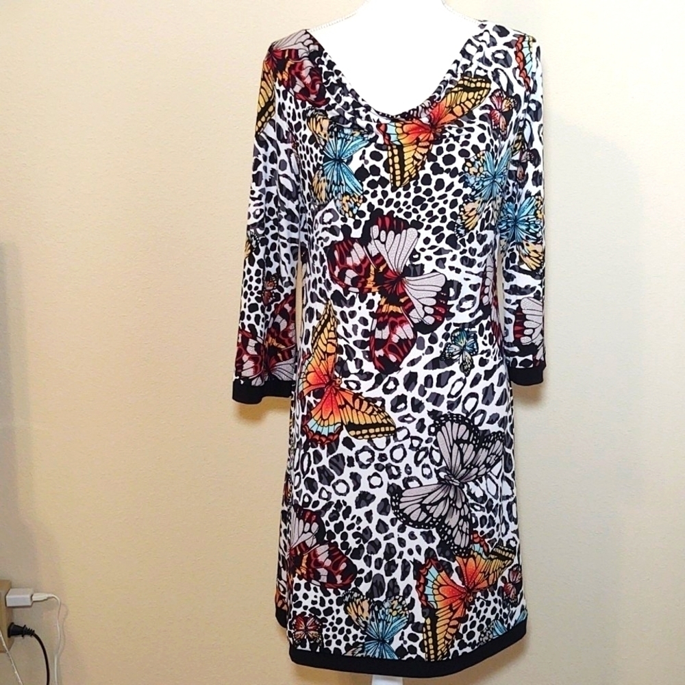 Monaco Nights Butterfly Dress - Picture 2 of 9